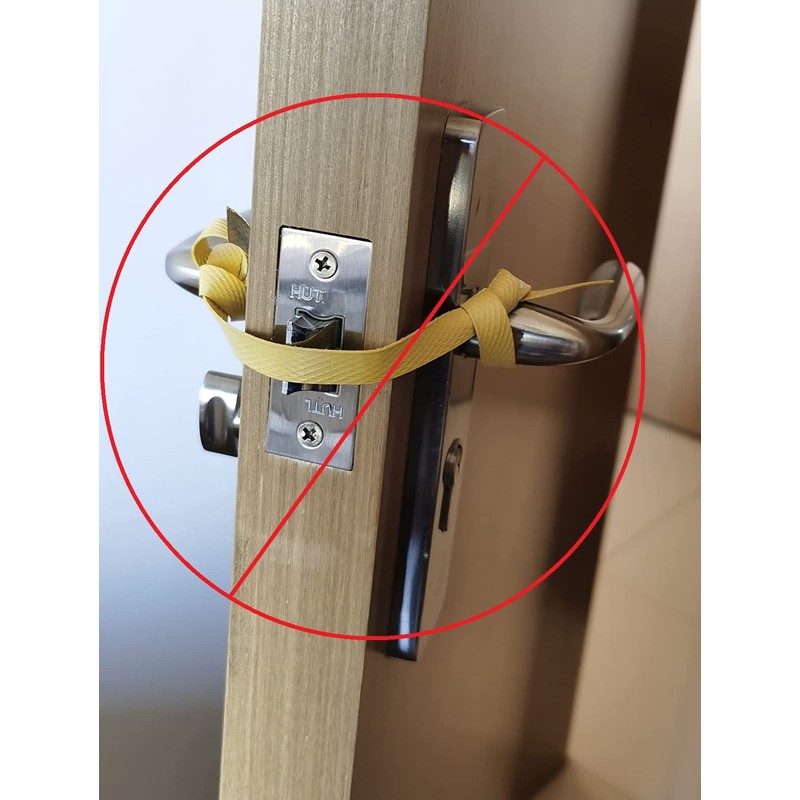 6 Pack Magnetic Lockdown Strips for Iron Door Frames High-Density