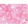 Pink Heart Photo Backdrop Early 2000s Valentine's Day Butterfly Photography