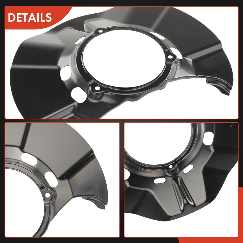 A-Premium Front Driver and Passenger Side Brake Dust Shield Compatible