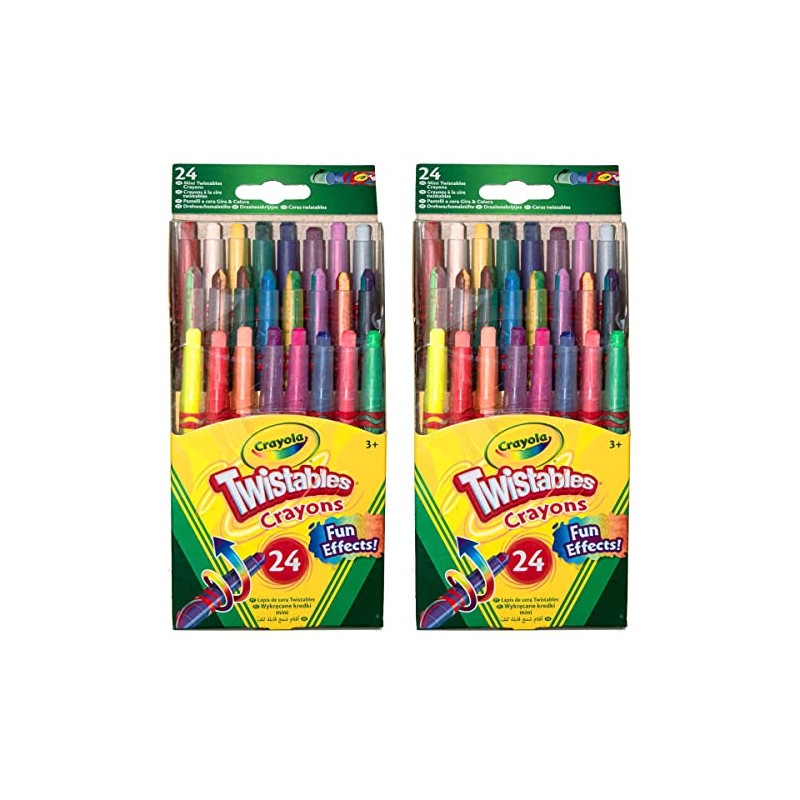 Crayola Crayons, 24 Count Bundle (Pack of 2)
