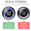 Gasedin Gasedin 2 PCS Car Engine Start Stop Decoration Ring,