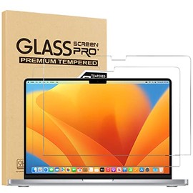 [2-Pack] EpicGadget Glass Screen Protector for MacBook Pro 14 2023 A2779/ 2021 A2442, Tempered Glass Film for 14 inch MacBook Pro 2023 with M2 Pro / M2 Max Chip, 2021 with M1 Pro / M1 Max Chip