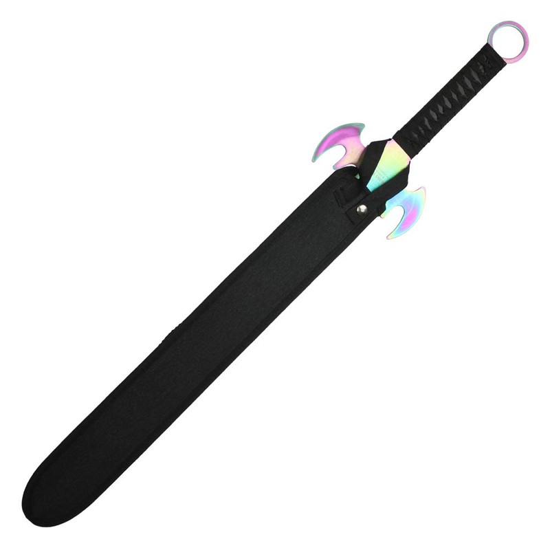 Wuu Jau K1020-89- 30" Wing Guard Ninja Machete Sword With