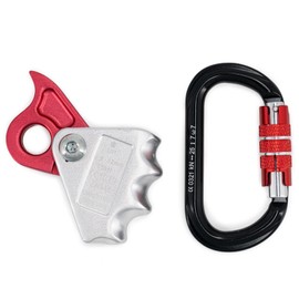 Rope Grab with 15KN Quick Lock Rock Climbing Fall Protection Outward Bound Training Protection Fire Rescue Power Engineering Riser