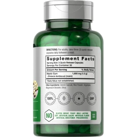 Horbäach Mastic Gum | 1500mg | 100 Capsules | Non-GMO & Gluten Free Supplement