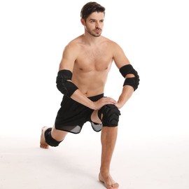 SUJAYU Volleyball Knee Pads for Women & Men, Dance Knee Pad for Women Men Wrestling Knee Pad Wrestling Gear, Crash Pad Roller Skating Gear Knee Protector Soft Knee Pads for Work (X-Large)