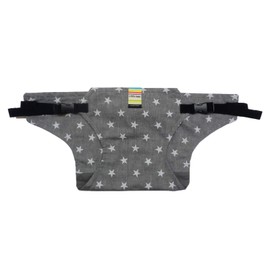 Nihon ETEX 01-069 Chair Belt, Slip Prevention, Stand Prevention, Made in Japan (Genuine Japanese Product) Carry Free, Denim Black Star