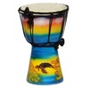 Wogeka - 20 cm Djembe - Bongo with Airbrush Painting