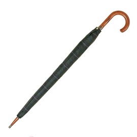 (Sun or Rain) Makita Shoten, Long Umbrella, Stewart of Athol (Green Tartan Checker), mttd-l-st-gr, Douglas Green