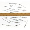 USAminiature 10pcs Lot Dollhouse Miniature Weapons Swords Spears knief Action