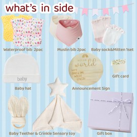 NoriNori Baby Gift Box Set – Unisex Cute and Practical Newborn Gift Perfect for Boys and Girls Ideal Baby Shower or Birth Gift Soft and Safe Essentials for New Parents