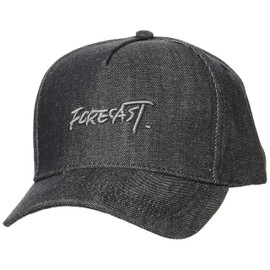 Forecast Casual Cap, Denim Cap, Head Circumference 23.2 - 24.4 inches (59 - 62 cm), Black