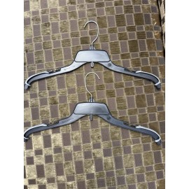 Unbranded Plastic Clothing Hangers w/ Metal Swivel Hooks, 17 inch, 100 Pk, BRAND NEW