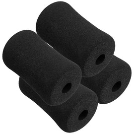 Foam Foot Pads Roller Set of 4 Buffer Tube Cover Replacement for Total Trainer and Other Exercise Bike Training Equipment