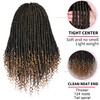 ANNISOUL Faux Locs Wigs for Black Women Full Lace Curly