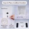 Ballerina Flying Skirt Tissue Box with Touch Sensor Night Light
