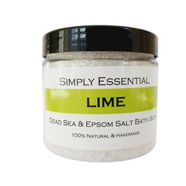 Simply Essential Lime Dead Sea & Epsom Bath Salts Body & Foot soak 225g