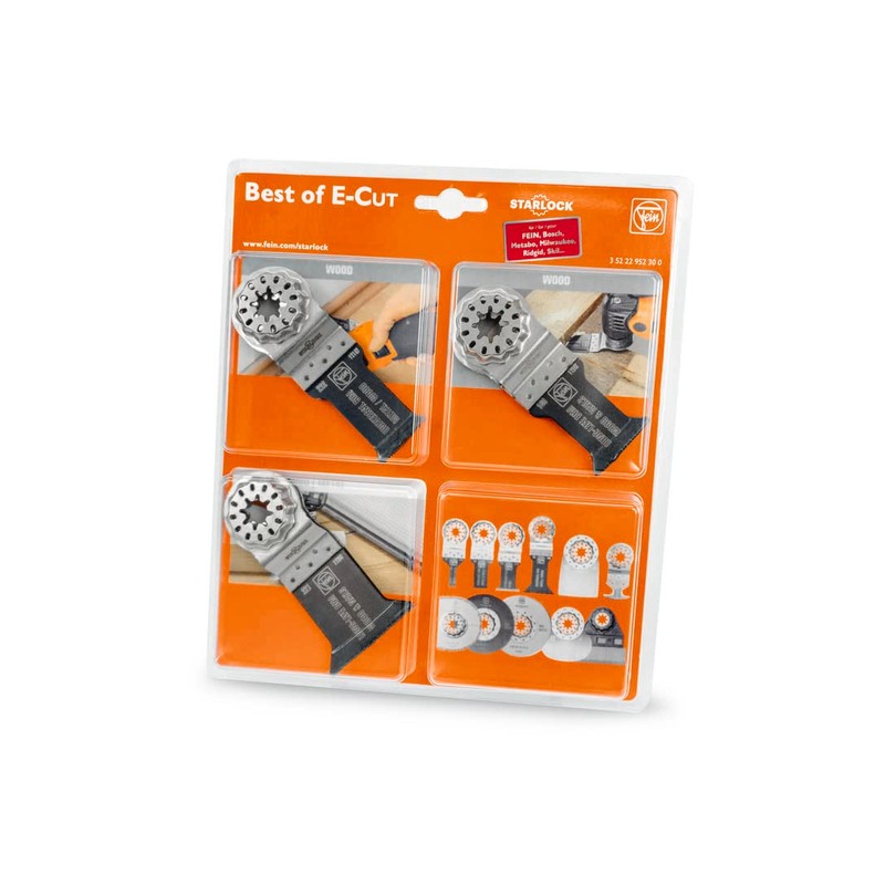 FEIN 35222952300 - Starlock E-Cut Wood/Metal Multi-Tool Blade Set -