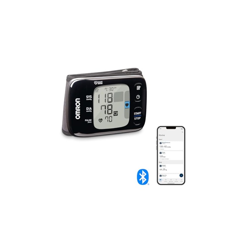 OMRON HEM-6232T Intelli IT Baumanómetro Digital de Muñeca Portátil con