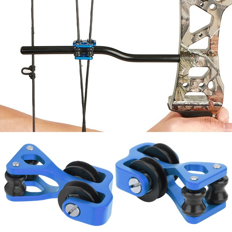 Archery Cable Slide Composite Bow String Splitter Roller Glide Stainless