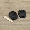 EMSea 2 Pieces Car Remote Key Shell 1 Button Compatible