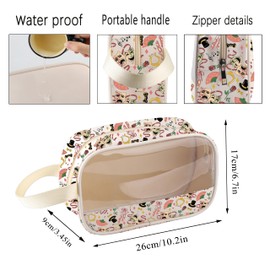 CMNIM Theater Gifts Musical Theatre Clear Makeup Cosmetic Bag I Speak Fluent Broadway and Sarcasm Opera Thespian Gift for Fan, 2578 I Speak..Bag
