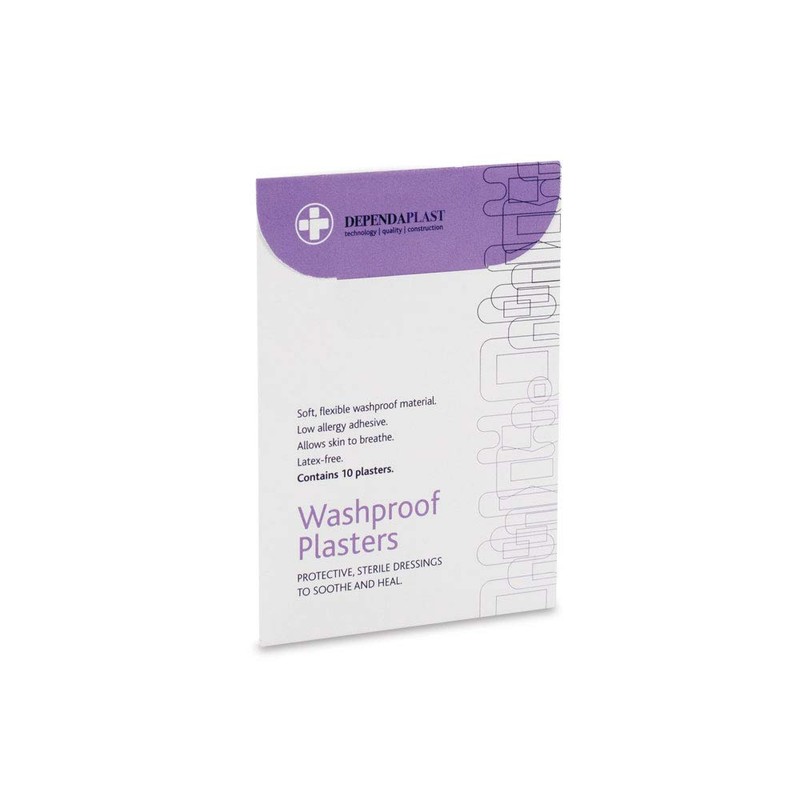 Reliance Medical Dependaplast REL554 Washproof Plaster, Assorted (Pack of 10)
