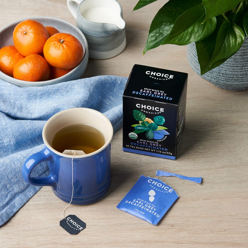 Choice Organics - Organic Decaffeinated Earl Grey Tea (6 Pack)