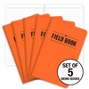 Elan Publishing Company Field Notebook/Pocket Journal - 3.5"x5.5" - Orange