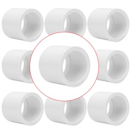 Lswteiz 10Pack 1-1/4"x 1" PVC DWV Reducing Bush Adapter Pipe Fitting SCH40 PVC Reducer Bushing (Socket x Socket) PVC Pipe Reducing Bushing Fitting for Home Sewer Plumbing