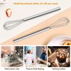 Mini Whisk, Stainless Steel Mixer, Mini Baking Mixer, Coffee and