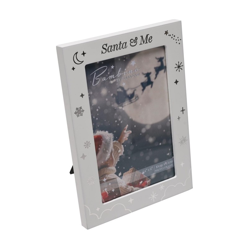 Baby's 1st Christmas Santa and Me Photo Frame 4' x