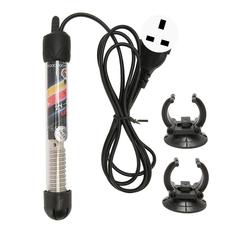 Submersible Aquarium Heater 60W Fast Heating Smart Thermostat IPX8 Waterproof
