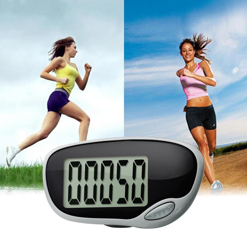 Walking Step Counter 3D Digital Accurate Step Counter with LCD