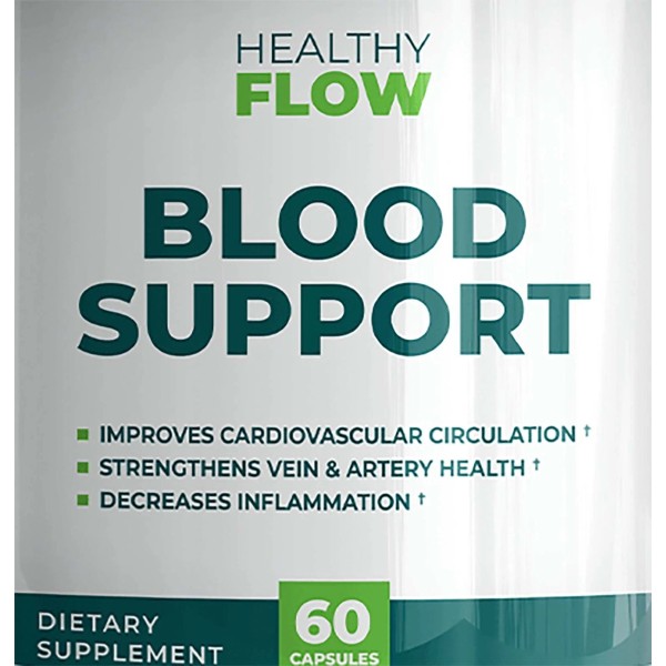 Healthy Flow Blood Health Supporrt Supplement 60 Capsules Genuine Healthy