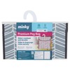 Minky Geo Peg Bag
