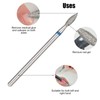 11pcs Nail Drill, Drill Bits for Nails, Nail Pieces for