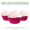 Regency Wraps Greaseproof Baking Cups, Solid Hot Pink, Standard, 40