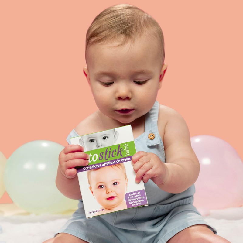 Otostick Baby, Aesthetic Correctors for Prominent Ears, Contains 8 Correctors