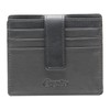Esquire Oslo Credit Card Holder RFID Leather 9.5 cm, nero,