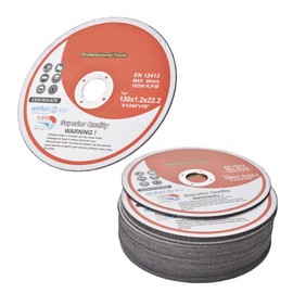 25 Pack 6" x.045 x7/8" Cut-Off Wheel - Metal & Stainless Steel Cutting Discs