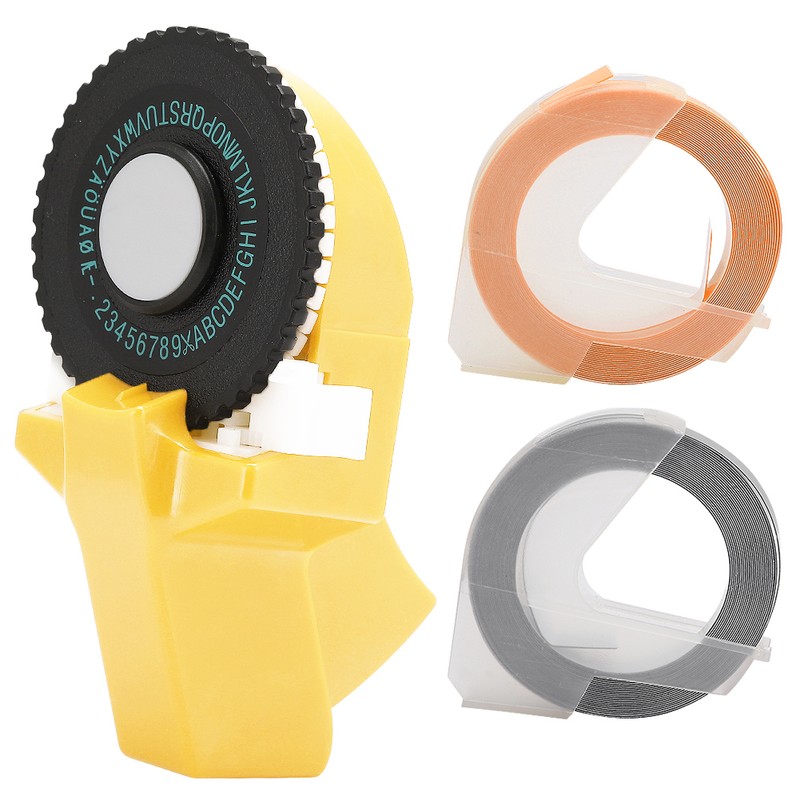 Mini Manual Tape Maker Decorative Coloured ABS 3D Embossing Tape