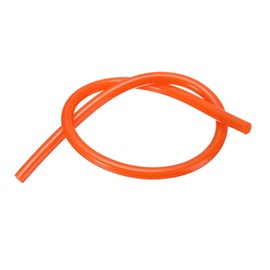 uxcell Polyurethane Round Belts 5mm Dia, 12" Length PU Polyurethane Belt for Drive Transmission (Smooth Surface, Orange)