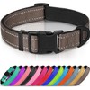 Joytale Reflective Dog Collar, Soft Neoprene Padded, Metal D-Ring, Nylon