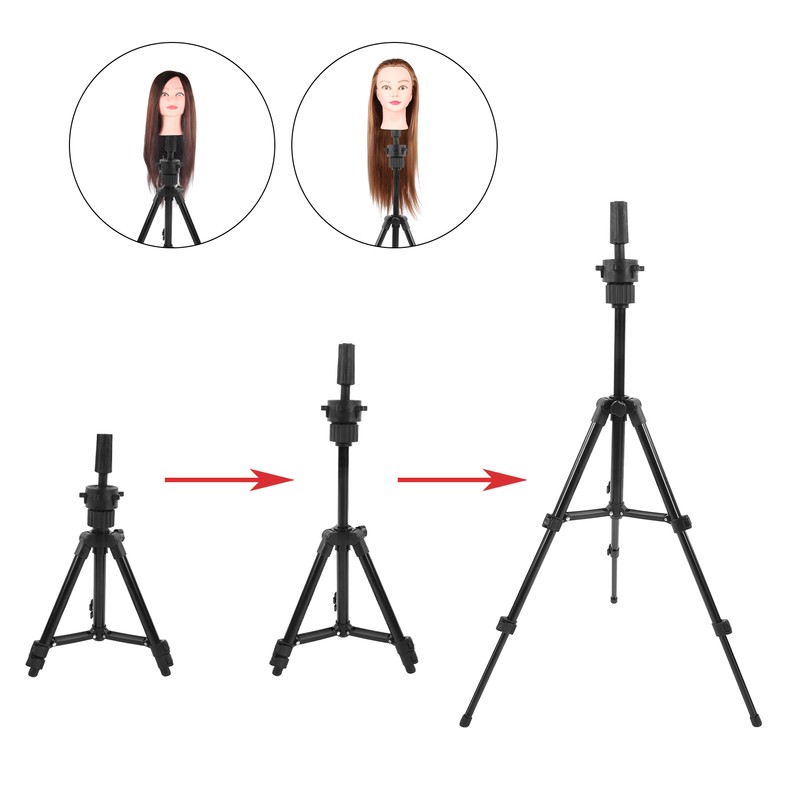 Tripod Wig Head Mold Holder Stand Bracket Aluminum Alloy False