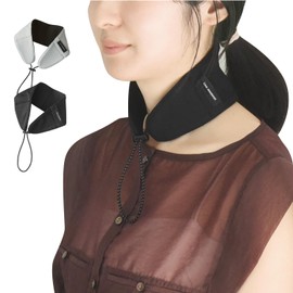 bon moment Neck Cooler, Cool Ring, With Ice Pack Pocket, Lightweight, Cool Just By Wetting It; Made in Japan; For Adults, Men, Women, Children, Cooling Goods, Heat Prevention, Heatstroke Prevention