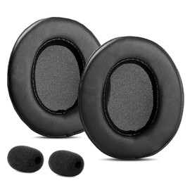 TaiZiChangQin ElO 7.1 AIR Upgrade Ohrpolster Ohrpolster Ersatz Kompatibel mit Roccat ElO 7.1 AIR/ELO 7.1 USB/ELO X Stereo Kopfhörer Protein-Leder-Ohrpolster