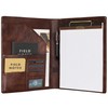 DUKE&COW Portfolio Binder - Personlized Clipboard Folio Compact Padfolio Engraved