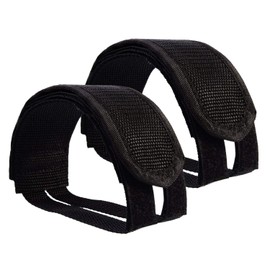 Correa para Pedales de Bicicleta | Juego de 2 | ✮GARANTÍA DE por Vida✮ - Reposapies de Nylon, Tira Adhesiva Doble Ajustable para los Pies - BMX, MTB, Bicicletas Estáticas de Ejercicio