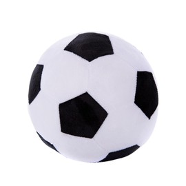 zxmbeddings Soccer Plush Ball Shaped Pillow Toy Football Stuffed Animal Boy Room Decor 11in